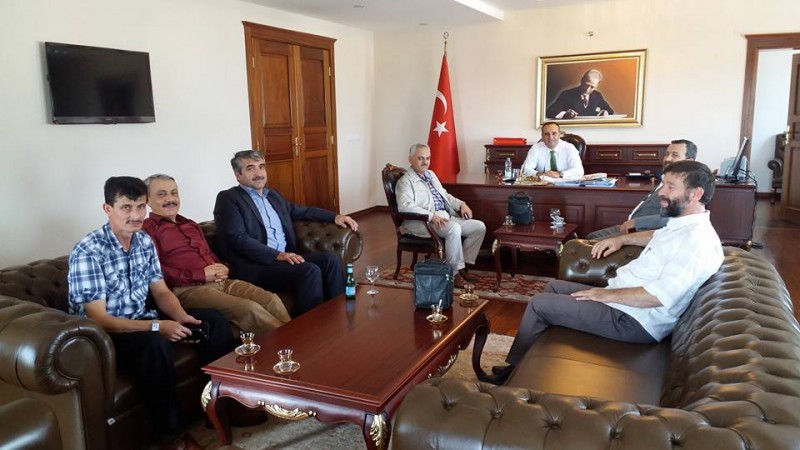 Demre Kaymakamını Makamında Ziyaret Ettik.